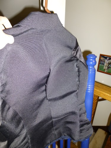 Close up of the damage